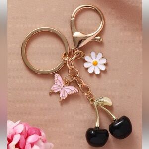 🍒 Black Cherry Keychain 🍒